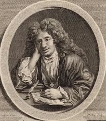 Portrét skladatele Michel-Richard de Lalande 1657-1726.
