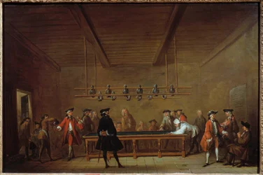 The Pool Party Malba Jean Baptiste Simeon Chardin (1699-1779) 1725 Ne. 0,55x0,83 m Paříž, Musee Carnavalet