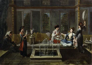 Konverzace - Rozhovor Vanmour (Van Mour), Jean-Baptiste