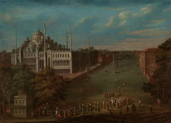 Velkovezír přechází Atmeydan? (Koňské náměstí), 1720-37