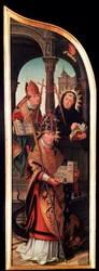 Zvěstování, Triptych, boční panel, 1517.