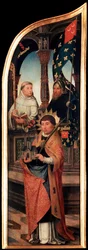 Zvěstování, Triptych, boční panel, 1517.