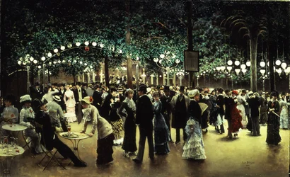 Veřejný bál, 1880