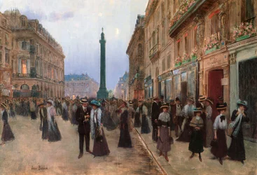 Rue de la Paix, Paříž, 1907