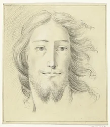 Hlava muže (Kristus?)
