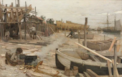 The Boatyard, c.1875