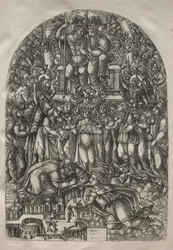 Apokalypsa: Nespočetný zástup, který stojí před trůnem, 1546-1556.