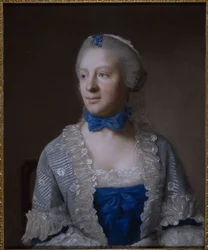Eva Marie Veigel (pastel na papíře)