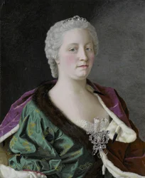 Portrét císařovny Marie Terezie Rakouské 1717-1780, 1747