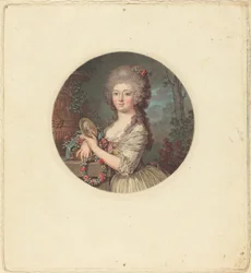 Portrét mladé princezny.