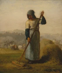 Žena s hráběmi, pravděpodobně 1856-57.