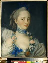 Jaro. Portrét princezny Nathalie Pavlovna Shcherbatova (rozená Balk Polev