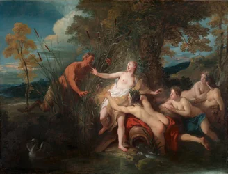 Pan a Syrinx, 1720