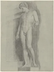Studie sochy zvané Albani Antinous