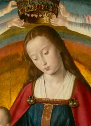 Panna, detail. Triptych mistra z Moulins