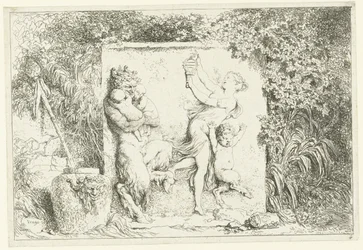 Tanec satyrů Bacchanales (název série) Nymfy a satyři (název série)