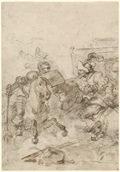 Don Quijote útočí na Biskajské ostrovy