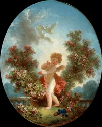 Amor jako strážce, c. 1780.