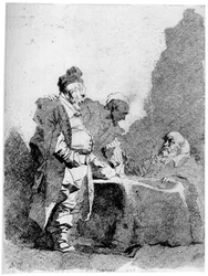 Obchodníci, c1750-1800, 1924