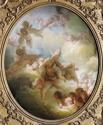 Roj amorettů, kolem roku 1767