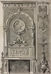 Krb, Jean Berain (1640-1711), rytina Scotina Aine z L