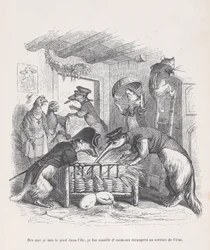 Jakmile vkročím na ostrov... ze Scén ze soukromého a veřejného života..., ca. 1837-47.