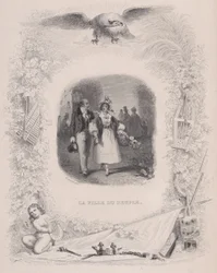 Dcera lidu z Bérangerových písní, 1829.