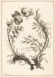 Ornament s květinami.