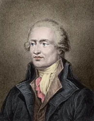 Portrét Marie Jean Antoine Nicolas de Caritat, markýze de Condorcet (1743 - 1794) vyryl Jean Jacques Frilley (1797-a1850)