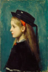 Alsaská dívka, 1873.