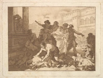 La Peste chez les Philistines Mor mezi Filištíny, v albu obsahujícím R..., 1782-1821.