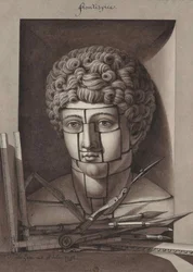 Aplikace Frontispice de la Nouvelle méthode aux principes élémentaires du dessin, 1792.