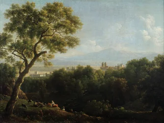 Pohled na Frascati, 1820