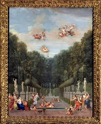 Galerie des Antiques ve Versailles nebo Galerie d