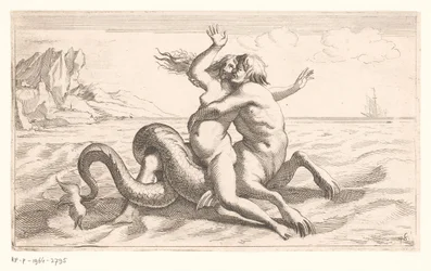 Triton unese ženu