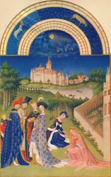 Duben - Château de Dourdan, 15. století, 1939.