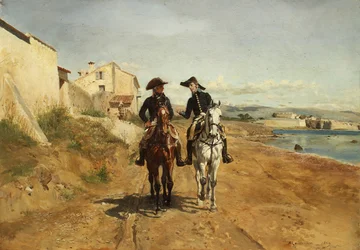 Generál a jeho pobočník, 1869.