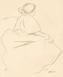 A Study In Crayon, c1872-1898, 1898