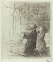 Lurdy, Prosba před jeskyní (čtvrtá deska)
