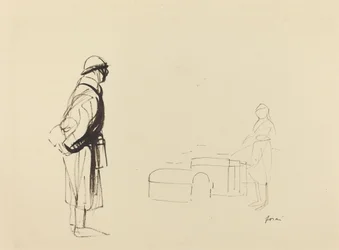 Poilu a sestra, c. 19141919.