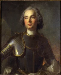 Portrét Charles-Guillaume-Louis, markýz de Broglie, lord z Le Mesnil, 1734