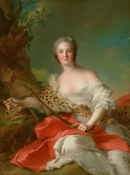 Portrét Constance-Gabrielle-Magdeleine Bonnier de la Mosson jako Diana