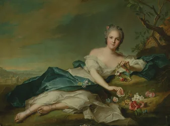 Portrét Henrietty jako Flory, 1742