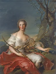 Portrét madam Bouretové jako Diany