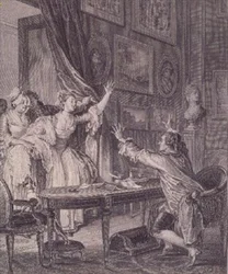 Je to chlapec, rytina P.C. Baquoy (1759-1829)