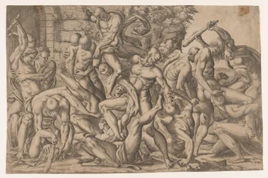 Souboj nahých mužů, 1535-55