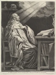 Svatý Bernard z Clairvaux.