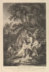 Les Nimphes au Bain Nymfy v lázních, 18. století.