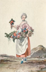 La Bouquetiere Garcon Cafetier, c18. století, 1903