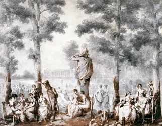 Terasa Tuileries, 1807